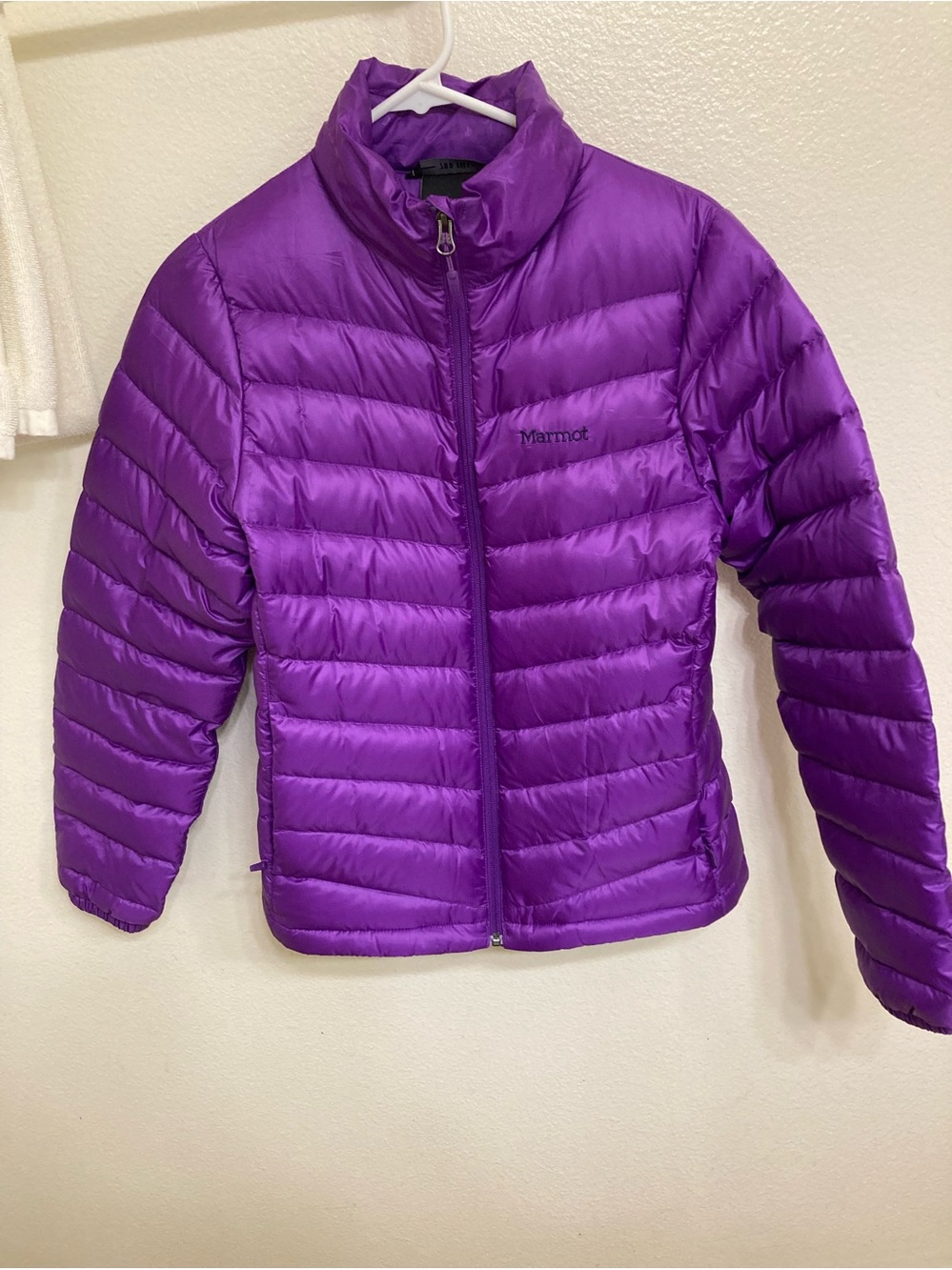 Marmot Women’s Purple 700 Fill Down Puffer Coat